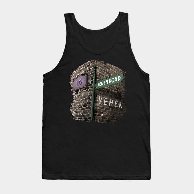 Friends: 15, Yemen Road, Yemen Tank Top by rednessdesign